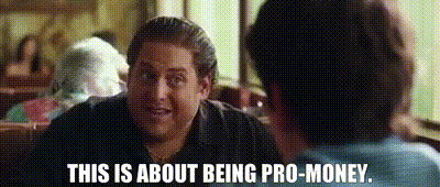 This is about being pro-money